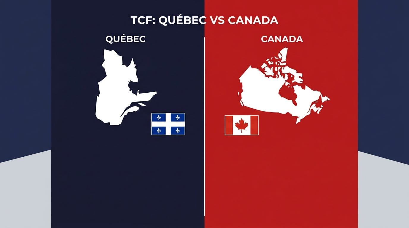 Carte du Québec et carte du Canada côte à côte, avec leurs drapeaux