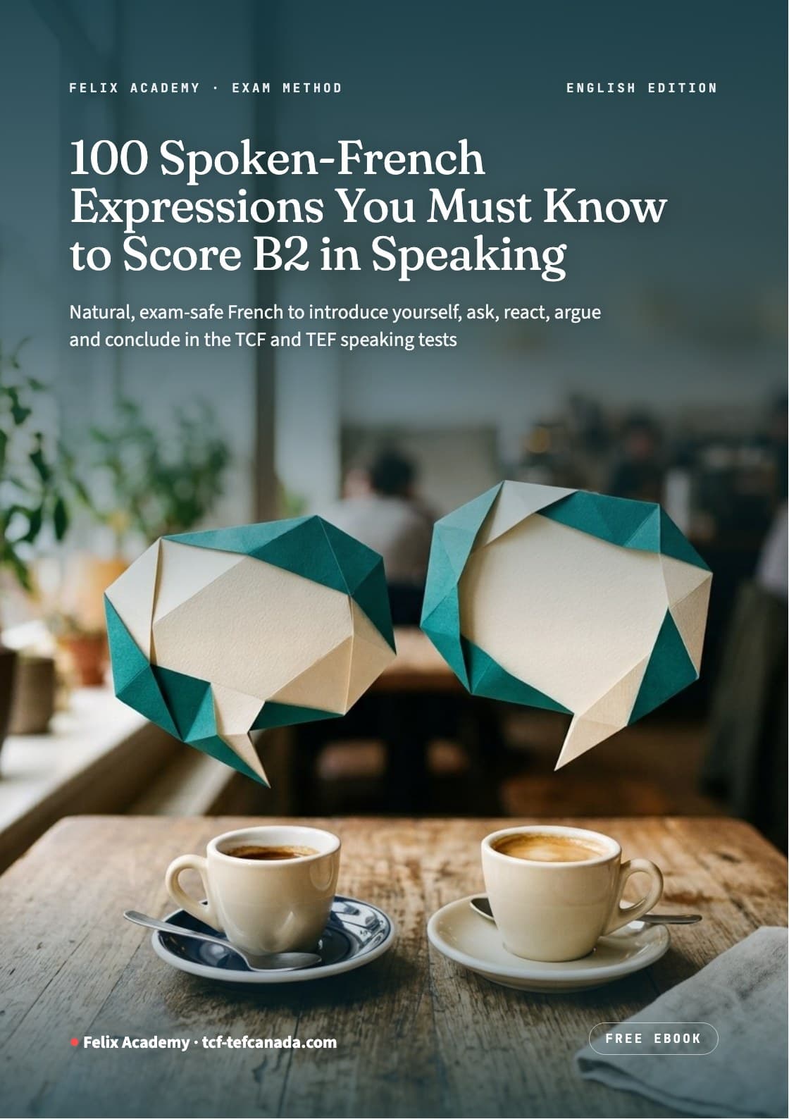 Cover of 100 Spoken-French Expressions You Must Know to Score B2 in Speaking